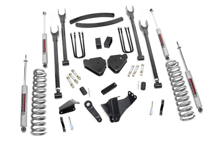 Kit de Elevación de 6 Pulgadas | Gasolina | 4 Link | No OVLDS | Ford F-250/F-350 Super Duty (05-07)