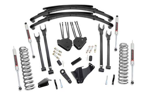 Kit de Elevación de 8 Pulgadas | 4 Link | RR Resortes | Ford F-250/F-350 Super Duty (05-07)