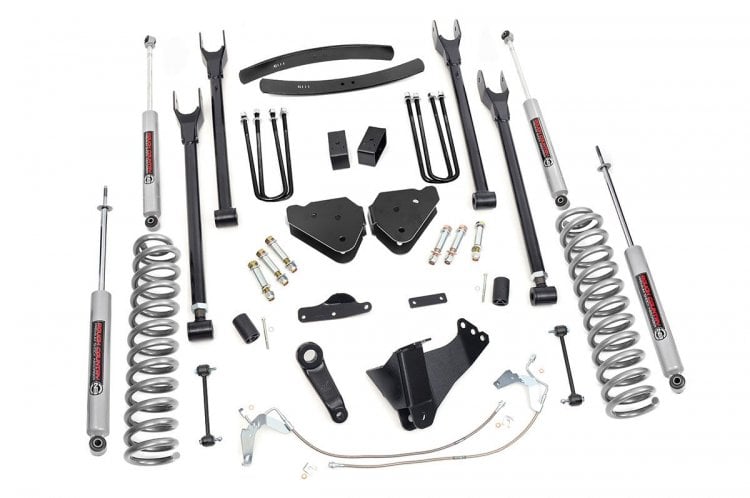 Kit de Elevación de 6 Pulgadas | Gasolina | 4 Link | Ford F-250/F-350 Super Duty 4WD (2008-2010)
