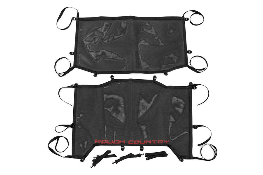 Techo Bikini de Malla Plus | Negro | Jeep Wrangler JL (21-23)/Wrangler Unlimited (18-23)