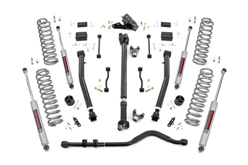 Kit de Elevación de 3.5 Pulgadas | Adj Lower | FR D/S | Jeep Wrangler JL 4WD (2024-2026)