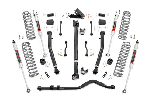 Kit de Elevación de 3.5 Pulgadas | Adj Lower | FR D/S | Jeep Wrangler Unlimited Rubicon (24-26)