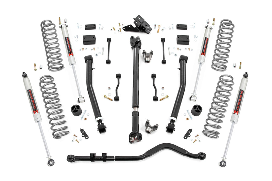 Kit de Elevación de 3.5 Pulgadas | Adj Lower | FR D/S | Jeep Wrangler Unlimited Rubicon (24-26)