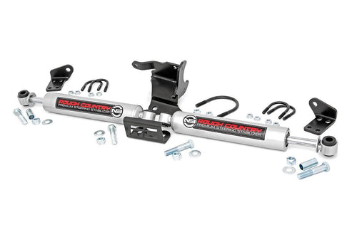 N3 Estabilizador de Dirección | Dual | Elevación de 2.5-8 Pulgadas | Jeep Gladiator JT/Wrangler JL (18-26)