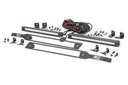 Kit de Luces LED | Montaje en Parrilla | 10" Cromado Slimline Pair | Chevy Silverado 1500 (19-22)