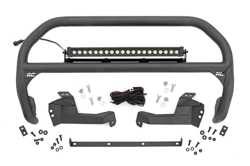 Barra Nudge | 20 Inch BLK DRL Single Row LED | Ford Bronco Sport 4WD (21-24)
