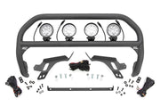 Barra Nudge | con Ganchos de Remolque | 4 Inch Redondo LED (x4) | Ford Bronco Sport (21-24)