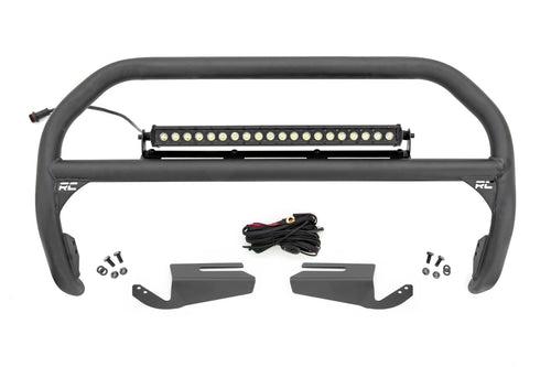 Barra Nudge | 20 Inch Negro Single Row LED | OE Modular Acero |  | Ford Bronco (21-26)