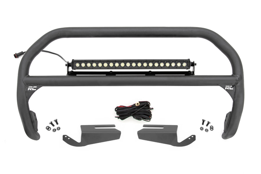 Barra Nudge | 20 Inch Negro Single Row LED | OE Modular Acero |  | Ford Bronco (21-26)