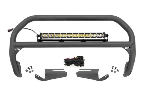 Barra Nudge | 20 Inch Cromado Single Row LED | OE Modular Acero | Ford Bronco (21-26)
