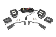 Kit de Luces LED | Montaje tipo Ditch | 2" Negro Pair | Flood | Nissan Frontier (22-26)