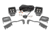 Kit de Luces LED | Montaje tipo Ditch | 2" Negro Pair | Blanco DRL | Nissan Frontier (22-26)