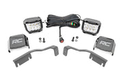 Kit de Luces LED | Montaje tipo Ditch | 3" OSRAM | Ancho | Nissan Frontier (22-26)