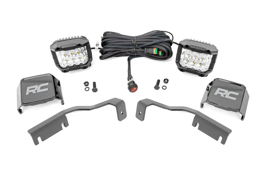 Kit de Luces LED | Montaje tipo Ditch | 3" OSRAM | Ancho | Nissan Frontier (22-26)