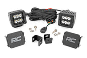 Kit de Luces LED | Montaje tipo Ditch | 2" Negro Pair | Spot | Toyota Tundra (22-26)