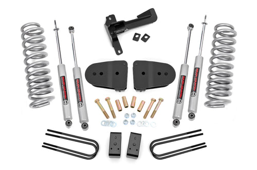 Kit de Elevación de 3 Pulgadas | Resortes Delanteros Diésel | Ford F-250 Super Duty 4WD (23-26)
