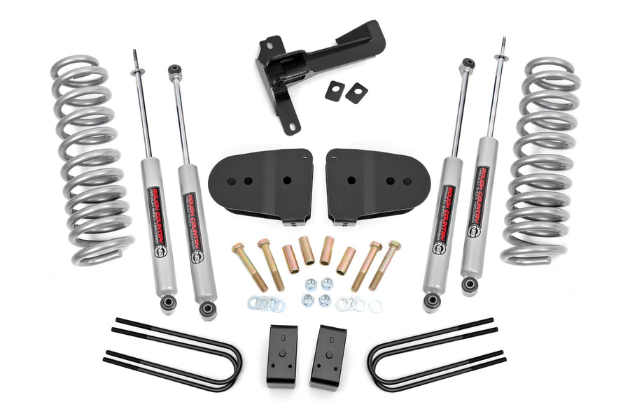 Kit de Elevación de 3 Pulgadas | Resortes Delanteros Diésel | Ford F-250 Super Duty 4WD (23-26)