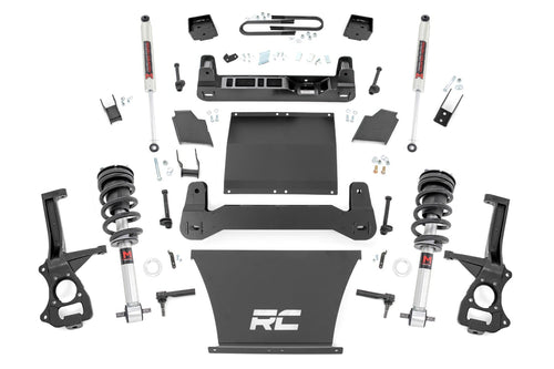 Kit de Elevación de 6 Pulgadas | Muelle Monohoja Trasero | M1 Struts/M1 | Chevy Silverado 1500 (25-26)