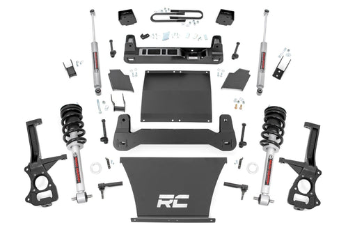 Kit de Elevación de 6 Pulgadas | Muelle Monohoja Trasero | N3 Struts | Chevy Silverado 1500 (22-24)