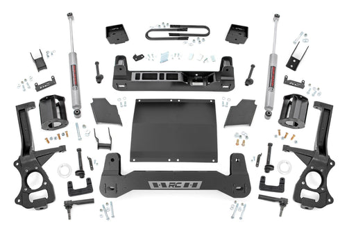Kit de Elevación de 6 Pulgadas | Muelle Monohoja Trasero | Diésel | Chevy Silverado 1500 4WD (22-24)