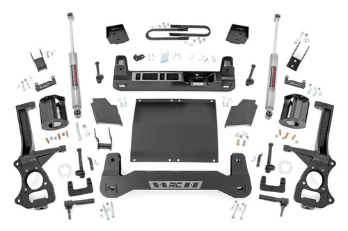 Kit de Elevación de 6 Pulgadas | Muelle Monohoja Trasero | Diésel | Chevy Silverado 1500 4WD (25-26)