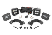 Kit de Luces LED | Montaje tipo Ditch | 2" Negro Pair | Spot | Toyota Land Cruiser (24-26)