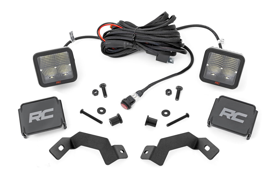 Kit de Luces LED | Montaje tipo Ditch | 2" Spectrum Pair | Spot | Toyota Land Cruiser (24-26)