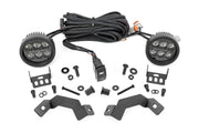 Kit de Luces LED | Montaje tipo Ditch | Serie Negro Redonda | 3.5 Inch | Ámbar DRL | Toyota LandCruiser (2024)