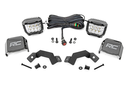 Kit de Luces LED | Montaje tipo Ditch | 3" OSRAM | Ancho | Toyota Land Cruiser (24-26)
