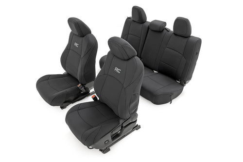 Fundas de Asiento | Delantero y Trasero | Cabina Doble | Toyota Tacoma 2WD/4WD (2024-2026)