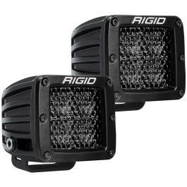 Pod LED Rigid D-Series PRO Spot Diffused Midnight Pods Pair | Off-Road