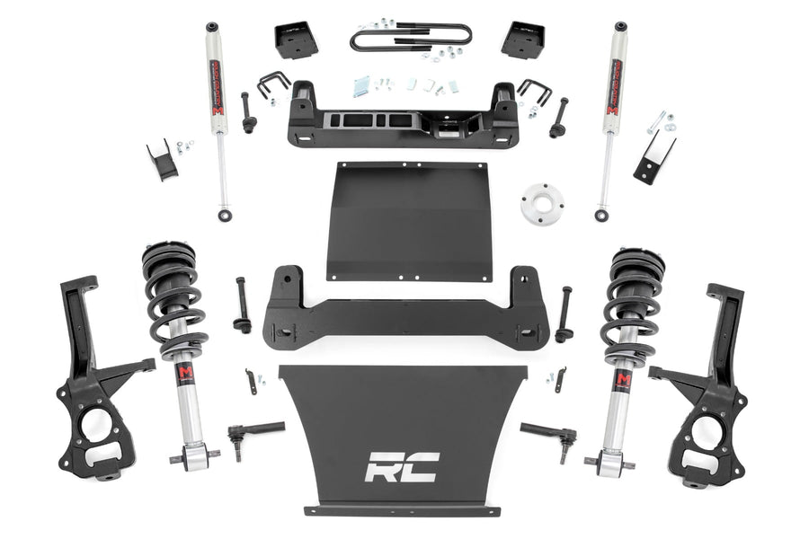 Kit de Elevación de 6 Pulgadas | Muelle Monohoja Trasero | M1 Struts/M1 | Chevy Silverado 1500 (25-26)