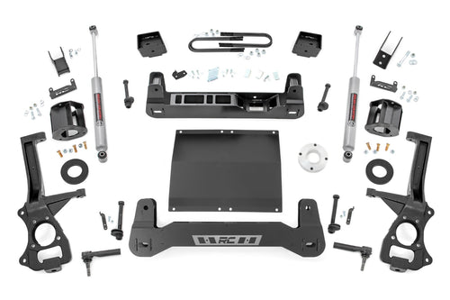 Kit de Elevación de 6 Pulgadas | Muelle Monohoja Trasero | Diésel | Chevy Silverado 1500 2WD (25-26)
