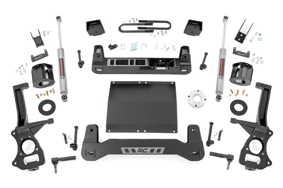 Kit de Elevación de 6 Pulgadas | Muelle Monohoja Trasero | Diésel | GMC Sierra 1500 2WD (2025-2026)