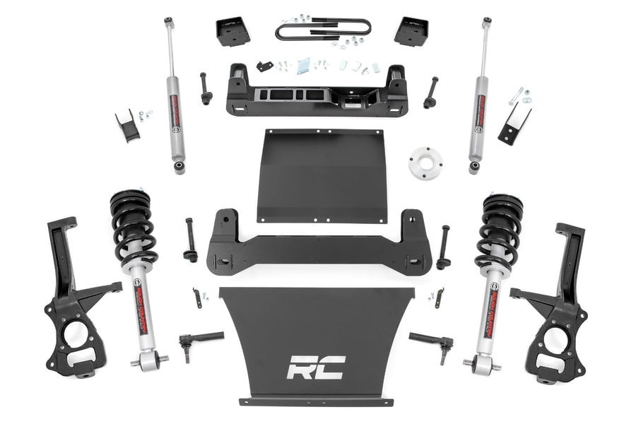 Kit de Elevación de 6 Pulgadas | Muelle Monohoja Trasero | N3 Struts | GMC Sierra 1500 2WD (2025-2026)