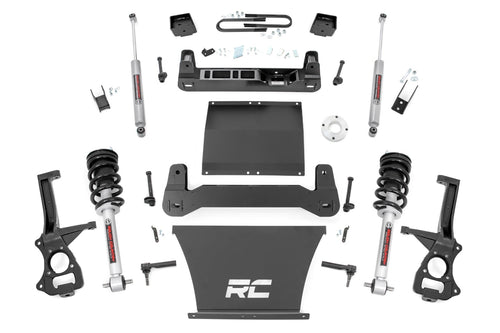 Kit de Elevación de 6 Pulgadas | Muelle Monohoja Trasero | N3 Struts | Chevy Silverado 1500 (25-26)