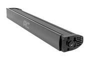 20 Inch LED Serie Negro Light Bar | Single Row | Ámbar DRL