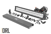 20 Inch LED Serie Cromado Light Bar | Dual Row | Ámbar DRL