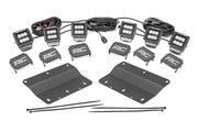 Kit de Luces LED | Montaje para Faros de Niebla | Triple 2" Negro Pair | Flood | Ford Bronco (21-26)