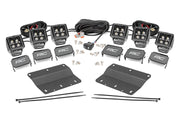 Kit de Luces LED | Montaje para Faros de Niebla | Triple 2" Negro Pair | Ámbar DRL | Ford Bronco (21-26)