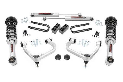 Kit de Elevación de 3 Pulgadas | Brazo de Control Superior Forjado | N3 Struts | Ford F-150 4WD (2021-2026)