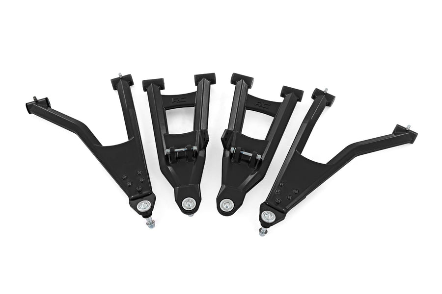 Negro Brazos de Control de Aluminio | 2" Forward Offset | Polaris Ranger XP 1000