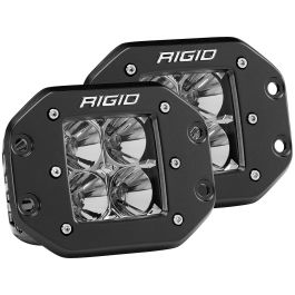Soporte Rigid D-Series PRO Flood Flush Mounts Pair | Luces