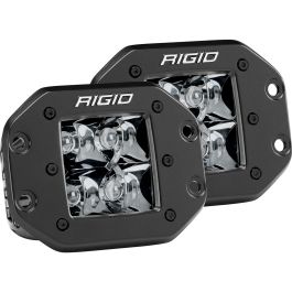 Soporte Rigid D-Series PRO Spot Midnight Flush Mounts Pair | Luces