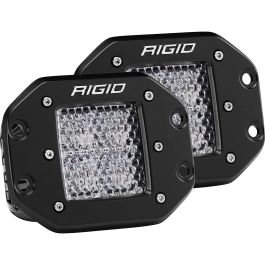 Soporte Rigid D-Series PRO Flood Diffused Flush Mounts Pair | Luces