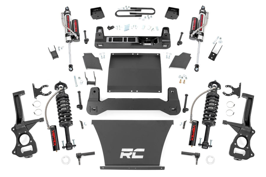Kit de Elevación de 6 Pulgadas | Muelle Monohoja Trasero | Vertex | Chevy Silverado 1500 4WD (22-24)