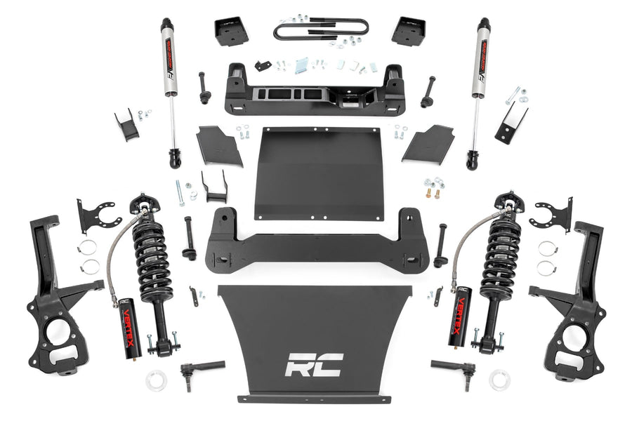 Kit de Elevación de 6 Pulgadas | Muelle Monohoja Trasero | Vertex/V2 | Chevy Silverado 1500 (22-24)