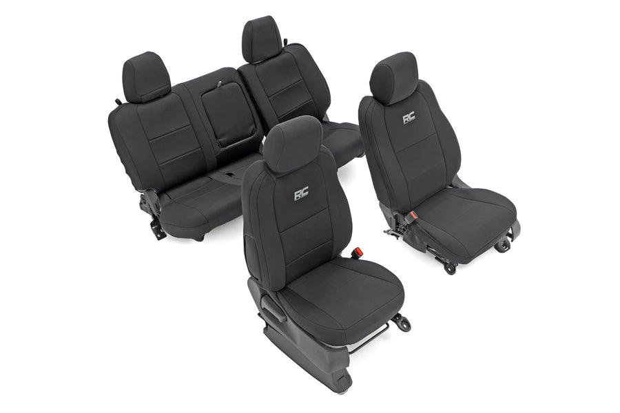 Fundas de Asiento | Delantero y Trasero | Cabina Crew | Nissan Frontier 2WD/4WD (2022-2026)