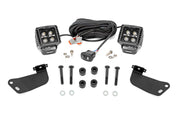 Kit de Luces LED | Montaje Delantero | 2" Negro Pair | Blanco DRL | Segway 570 F