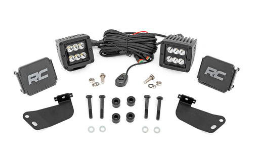 Kit de Luces LED | Montaje Delantero | 2" Negro Pair | Segway 570 F